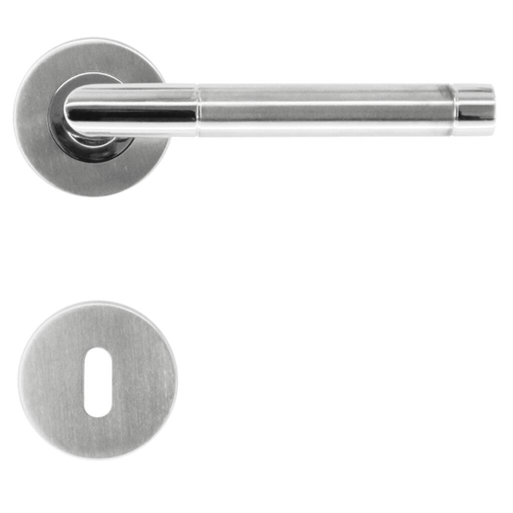 Regulatie bouwer weerstand bieden Hdd deurkruk oval i shape inox-plus r+e | Houtshop Van Der Gucht